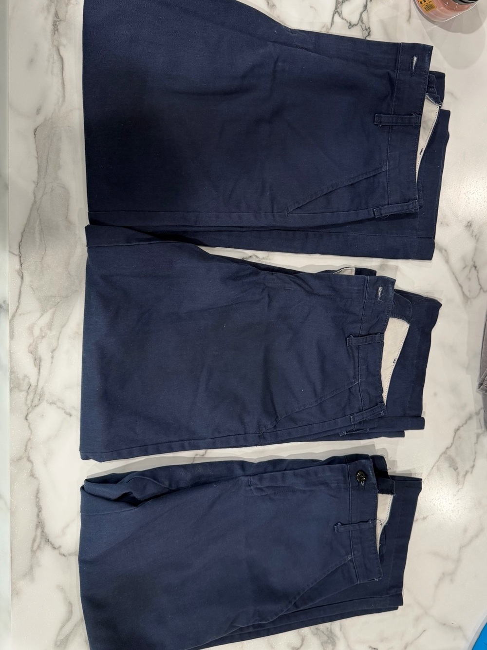 Men's Navy Work Pants